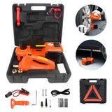 Kit Macaco ElĂ©trico 4 em 1 â Compressor de Ar, Chave de Impacto 480 N.m, Lanterna LED e Macaco HidrĂĄulico 5 Toneladas + Par de Luvas + Martelo de Segurança