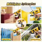 Pistola Pulverizador de Tinta Portátil 850W + 2 Baterias 48V