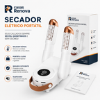Secador Elétrico Ideal Viagem Para Sapatos, Botas, Meias e Tênis