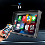 Multimídia Portátil Universal Carplay Android e IOS Com Câmera de Ré